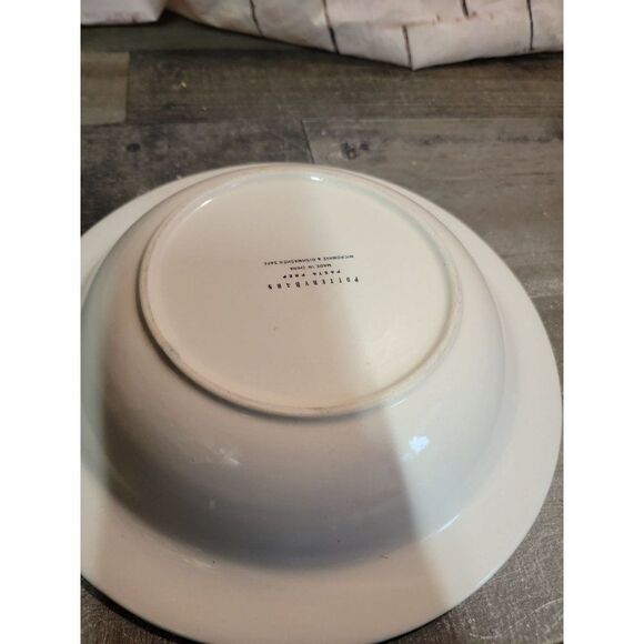Pottery Barn pasta prep‎ cheese grater Bowl plate ceramic - Picture 5 of 6